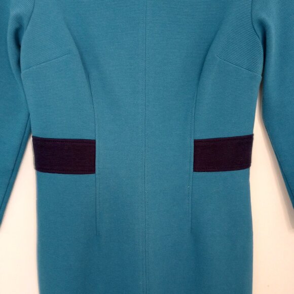 Boden Laura Ottoman Midi Dress in Drummer Blue - Picture 5 of 11